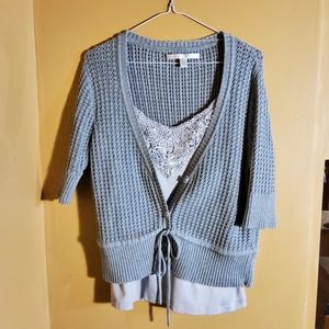 Lauren Conrad Tie Front Sweater Vest